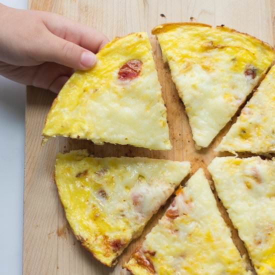 Pizza eggs