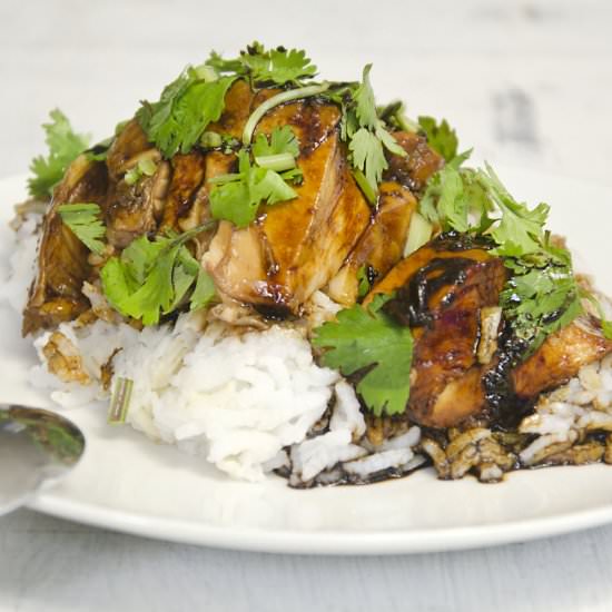 Black Satin Chicken