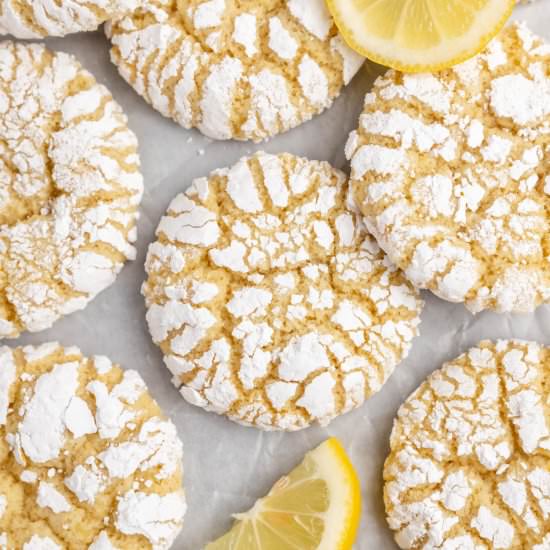 Lemon Crinkle Cookies