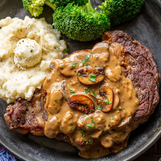Mushroom Sauce for Steak