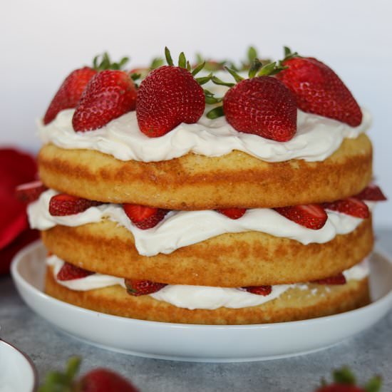 Layered Strawberry Shortcake