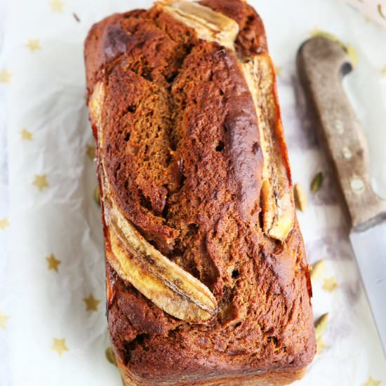 100% Rye Banana Bread