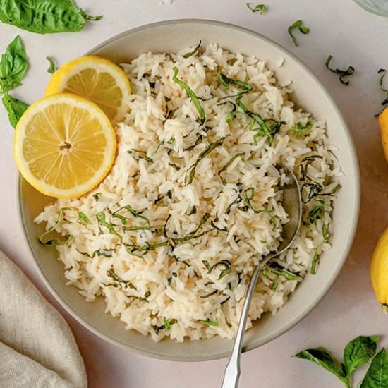 Lemon Basil Rice