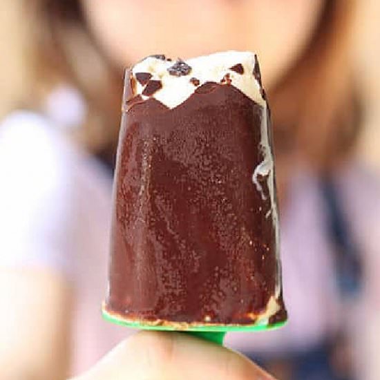 Vanilla Ice Cream Pops
