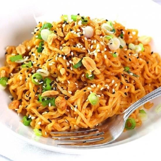 spicy peanut sesame noodles