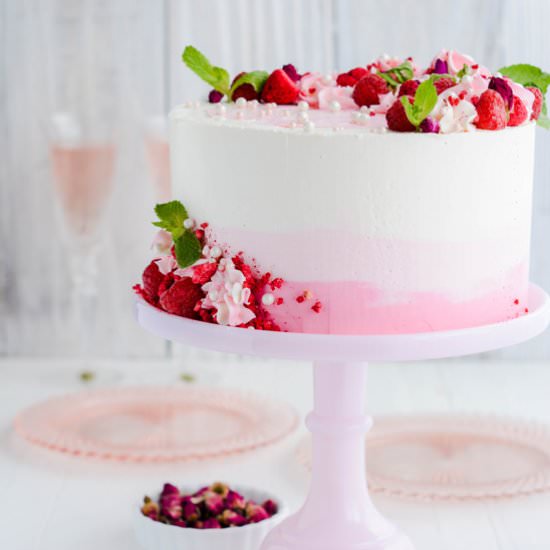 Raspberry Wine Cake