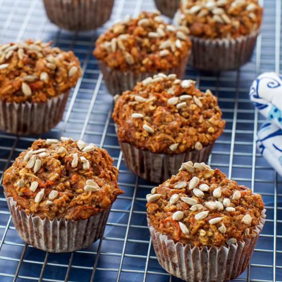 Healthy Morning Glory Muffins