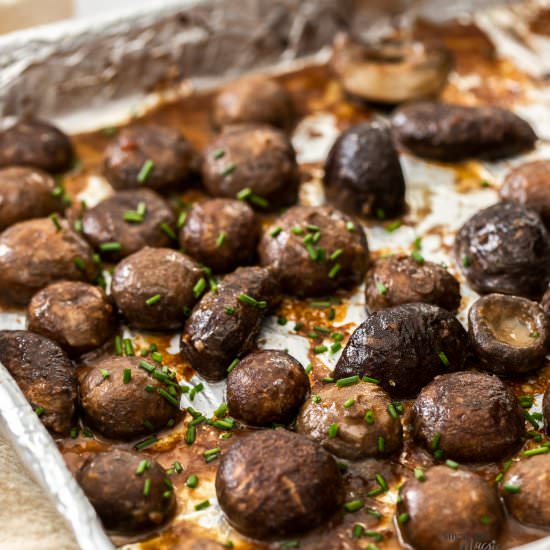 Roasted Miso Mushrooms