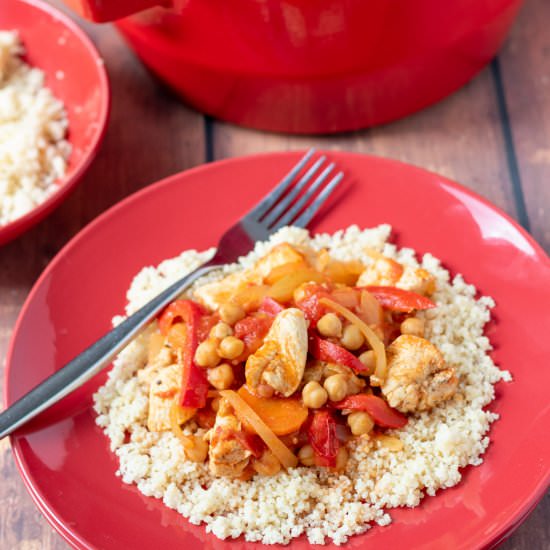 Easy Chicken and Chickpea Stew
