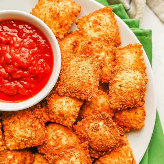 Air Fryer fried ravioli