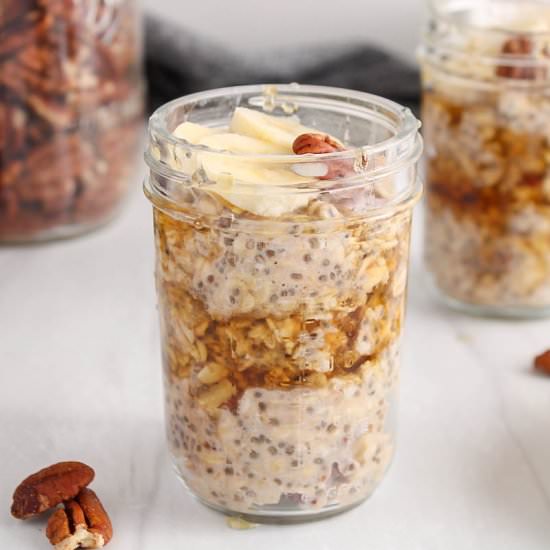 Easy Maple Overnight Oats