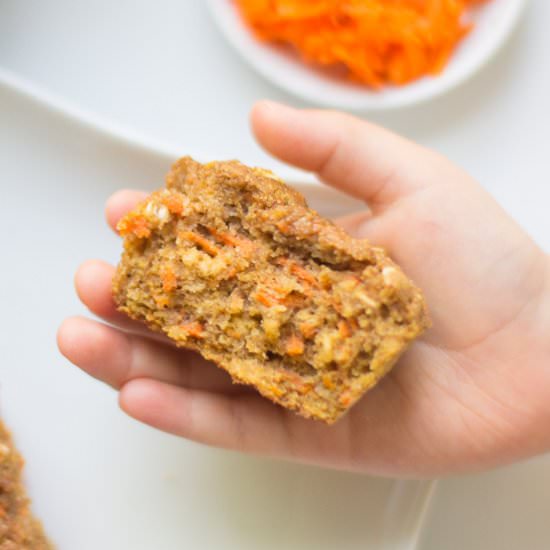 Healthy Banana Carrot Muffins