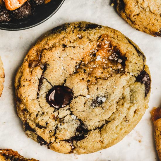 Salted caramel cookies recipes