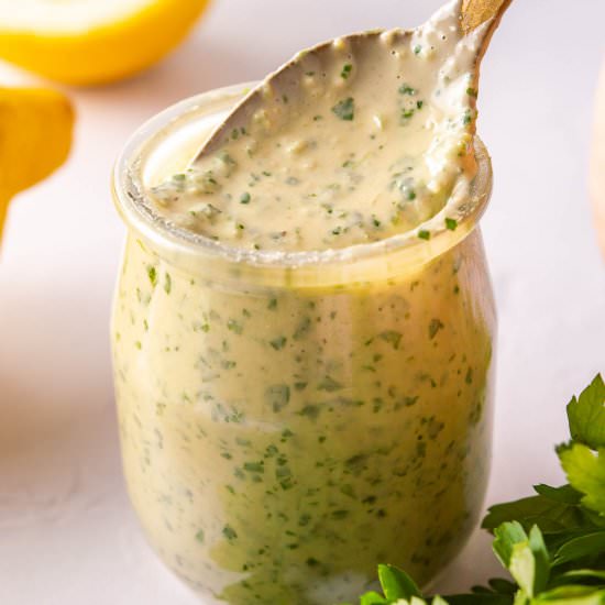 Easy Lemon Herb Tahini Sauce