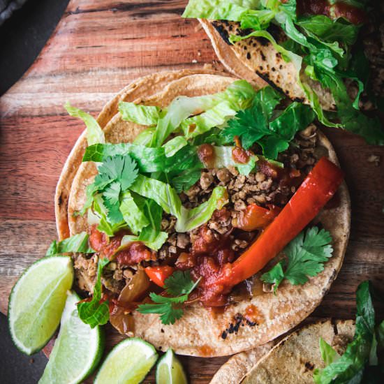 Walnut Lentil Taco Meat