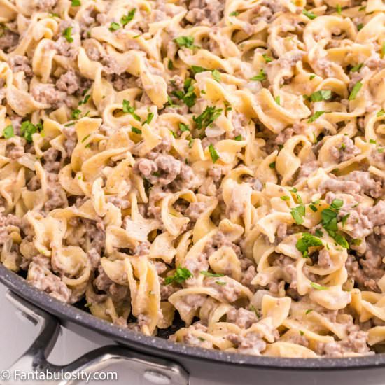 Beef Stroganoff
