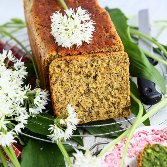 Wild Garlic Pullman Sandwich Loaf