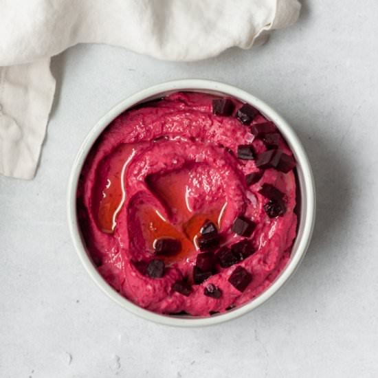 Pink Hummus (Beetroot)