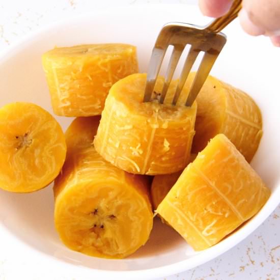 How to Make Boiled Plantain
