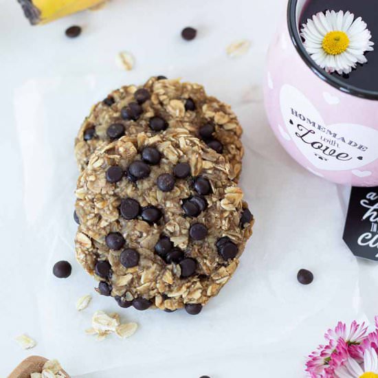 3 Ingredient Flourless Cookies