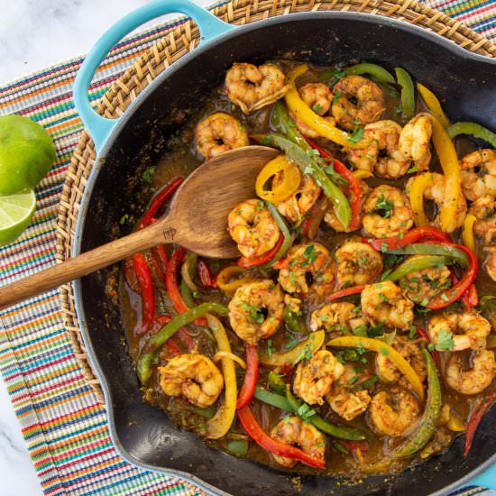 Shrimp Fajitas