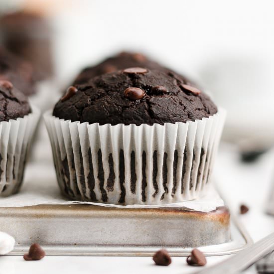 Ultimate Healthy Chocolate Muffins