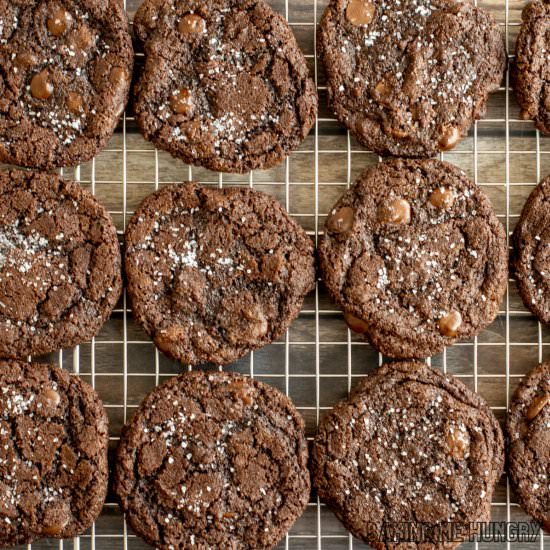 Salted Brownie Cookies
