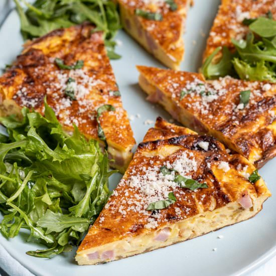 Ham and Cheese Frittata