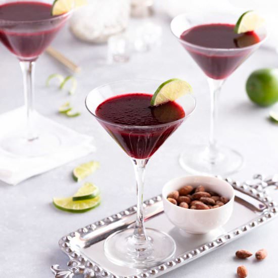 Lime Blackberry Martini