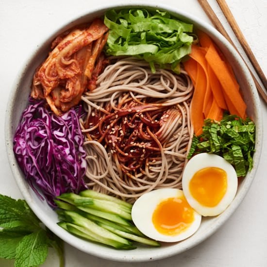 Bibim Guksu (Korean Noodle Salad)
