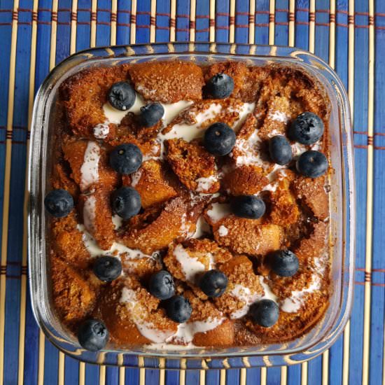 Colombian Almojábana Bread Pudding