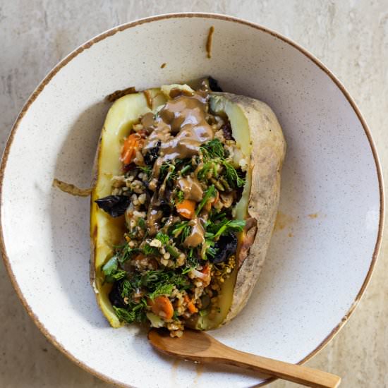 Vegan Kumpir: Turkish Baked Potato