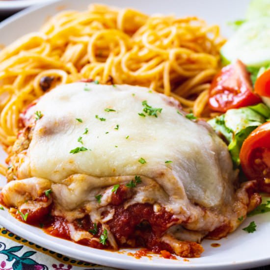 Chicken Patty Parmesan