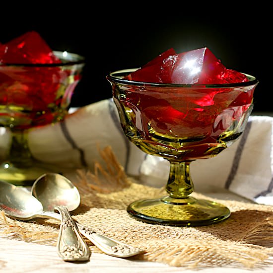 Homemade Jello from Fruit Juice