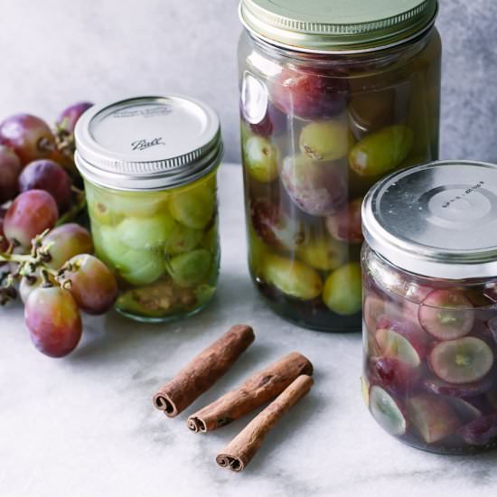 Quick Pickled Grapes