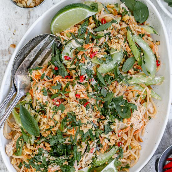 Thai Chicken Noodle Salad