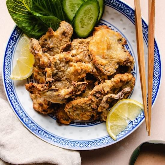 Air Fried Oyster Mushrooms