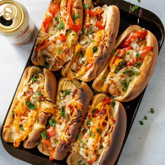 Sausage and Peppers Sandwich