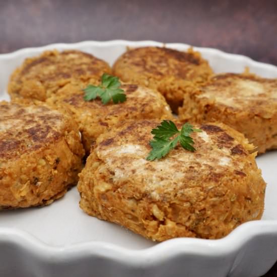 Easy sweet potato burgers