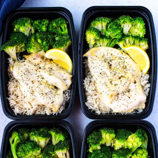 Chicken, Rice, Broccoli Meal Prep