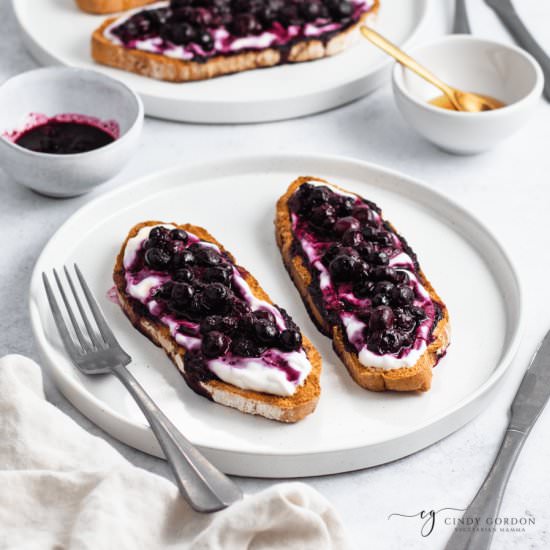Blueberry Toast