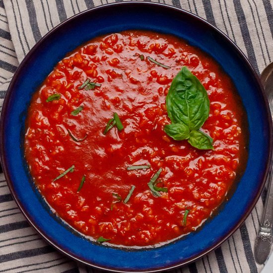 Tomato Rice Soup