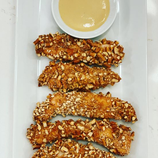 Pretzel Crusted Chicken Tenders