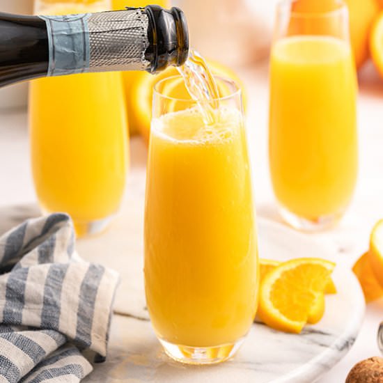 Pineapple Sunrise Mimosas