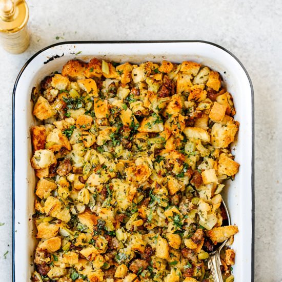 Easy Sausage Stuffing