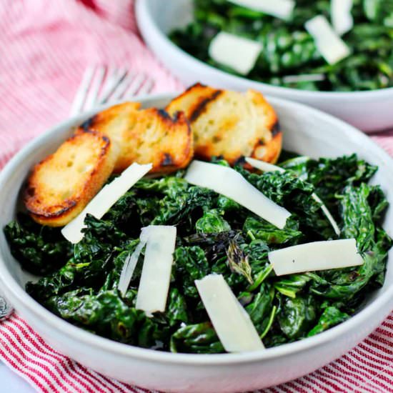 Grilled Kale Salad