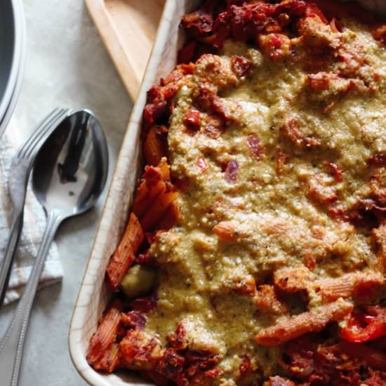 Sundried Tomato Pasta Bake