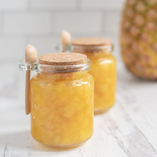 Homemade Pineapple Preserves