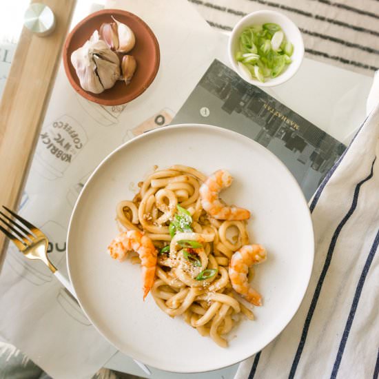 Garlic Shrimp Noodles