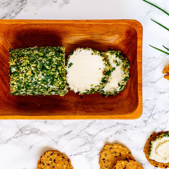 Homemade Vegan Goat Cheese